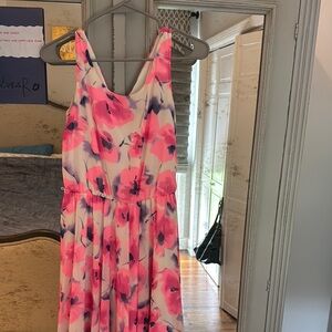 Betsey Johnson Pink and Purple Floral Dress